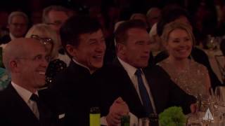 Tom Hanks honors Jackie Chan at the 2016 Governors Awards