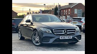 Used Mercedes-Benz E Class 2.0 E220d AMG Line G-Tronic+ Euro 6 - Motor Match Stockport