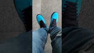 Sneaks on my wide feet today [Aug 18 2021] - Nike Blazer SB Cobalt Blues