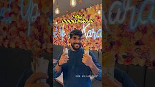 Free Chicken Wrap, Samosa And 20% Discount 😮 | #shorts #foodshorts #food #karakchai #offer #offers