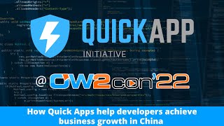 OW2 Quick App Initiative: How Quick Apps help developers achieve business growth in China - Ben Liu