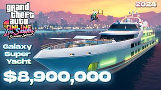 I Purchased Galaxy Super Yacht for $8.9 Million in GTA Online 🤑