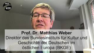 Grußbotschaft von Prof. Dr. Matthias Weber zum Jubiläum „Zwei Jahrzehnte IKGS e. V.“,  #ikgs20