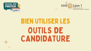 TROUVE TON MASTER REPLAY | Bien utiliser les outils de candidature (CV, LDM)