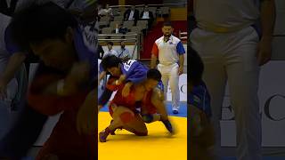 GANKHUYAG Munkhbat (MGL) dominated in the bout against PHOKTHAWINGAM Parinya (THA) #SAMBO