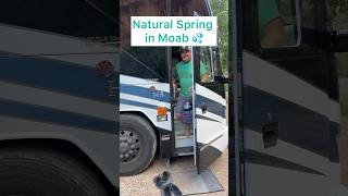 Finding Clean Water While Boondocking #shorts #boondocking #springwater #naturalspringwater #prevost