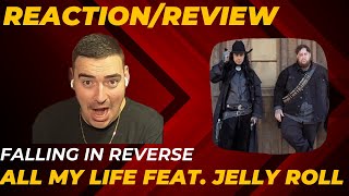 CowboyCore?!? Falling In Reverse "All My Life (feat. Jelly Roll)" Reaction/Review