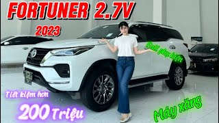 Toyota Fortuner 2.7V 2023 siêu lướt 10.000km giá tốt nhất hôm nay