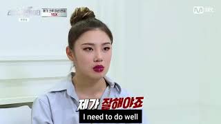 Lee jung YGX shared her story with Just Jerk street woman fighter episode 6