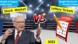 We bought Lottery Tickets vs Stock Market (2022 Experiment)