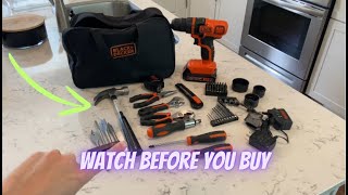 BLACK+DECKER Drill & Home Tool Kit REVIEW