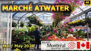 Marché Atwater de Montréal, walking tour, Montréal Quebec