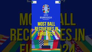 Defensive Masters: Most Ball Recoveries in Euro 2024! #euro2024 #fpl #fpltips #eurofantasy