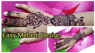 Easy New 2024 Mehedi Design For Back Hand_Eid special Mehedi Design _ Beautiful Mehedi Design