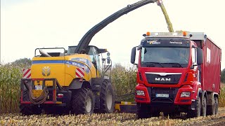 Maïs hakselen 2014 | New Holland FR700 | T7.270 Black Power | MAN TGS 8x8 Agrar truck | Jan Bevers