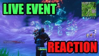 Fortnite Disco ball Live event reaction