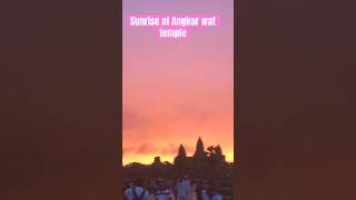 Perfect sunrise in  Siem reap Cambodia 🇰🇭 #shortvideo #cambodia #vlog #siemreap