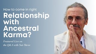 How to come into the right relationship with ancestral karma? | Q&A with Sat Shree