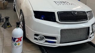 Fabia TDI 380+ launch control test