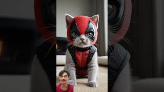 SHOCKING Results When I Put DEADPOOL AI Filter on My Cat