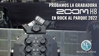 Probamos la grabadora ZOOM H8 con audio en vivo Rock al parque 2022