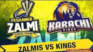 Ptv Sports LIve Stream ::: Karachi kings Vs Pishawar Zalmi PSlL At Lahore From Cricketgetway.pk