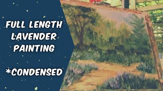 Full Length Lavendar Painting - Condensed Version