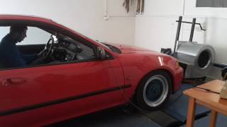 135Hp EG5 Civic on dyno RLS chiptuning