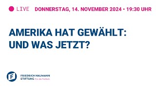 Amerika hat gewählt: Und was jetzt?