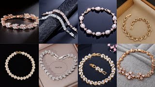 2024 Trending Most Beautiful Gold & Gemstone Bracelet Design Ideas #goldjewellry #trending #bracelet