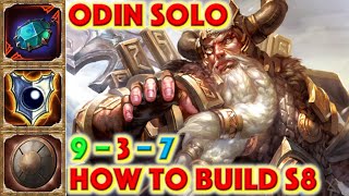 SMITE HOW TO BUILD ODIN - Odin Solo Build Season 8 Conquest + How To + OdinGuide 2021