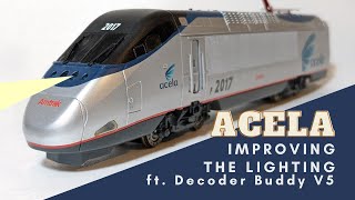 Re-wiring the Acela (again)! - Decoder Buddy, LEDs, and Sound