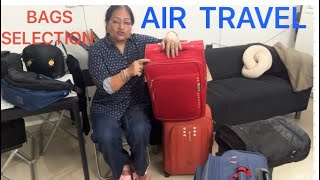 HOW I SELECT LUGGAGE BAG 💼 for AIR travel ✈️all about bags 👌