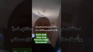 Viral!! Detik-detik terakhir anak Palestina sedang bersolawat Qomarun.Yaa Alloh😭 #viral #viralshort