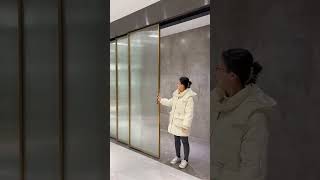 HDSAFE Electric Sliding Glass Doors China Factory