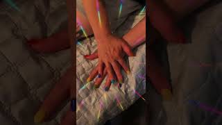 Rainbow 🌈 nails 💅 fun 😍 Video better with sound 💁🏻‍♀️