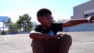 9 YR OLD SKATEBOARDER VS 4 BLOCK