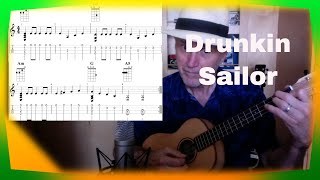 Baritone Ukulele: The Drunken Sailor part 4