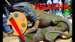 IGUANA 3D Fun painting airbrush and other techniques. #iguana #iguanapets #airbrush #airbrushing