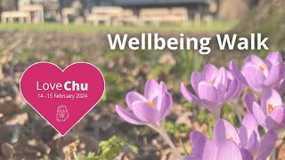 Wellbeing Walk: part of Churchill College’s Giving Day 2024