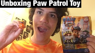 Paw Patrol Mini Action Figure Unboxing