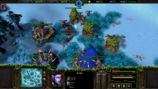 WarCraft 3 TFT: Glacial Thaw map, 1v1, comp (Insane)