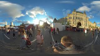 [360] Crossing the Red Square on bike