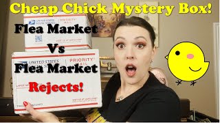 Flea Market Mystery Box vs Flea Market Rejects from The Cheap Chick!