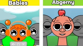 Incredibox Babies BUT Abgerny Version - Normal VS Horror Style