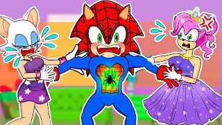 Which Option Is Correct For Sonic Spider - Amy Hay Rouge Is Sonic's Lover Spider Man🧡Sonic Movie 2D