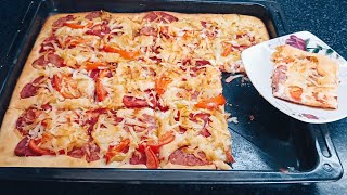 Homemade pizza recipe, Nefis Pizza tarifleri, простой рецепт Пиццы