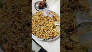 chicken fried rice 🍚 chicken leg piece 🍗 #food #trending #banglore local chicken friedrice btmlayout