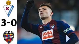 Eibar 3 vs 0 Levante Gols 29/02/2020