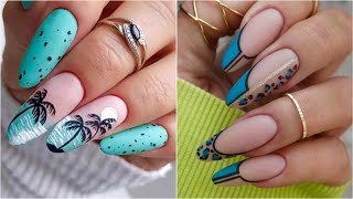 DISEÑOS PARA UÑAS FÁCILES PASO A PASO 💅🏼 🌴